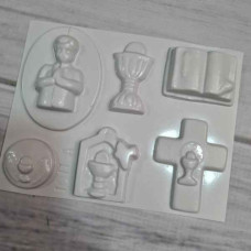 PLACA PARA BOMBON/SOUVENIR LIBRO/NENE/CALIZ/CRUZ Nº1011 PLASTICHOK