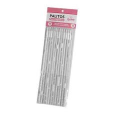 PALITO PARA CHUPETIN CRISTAL 20cm.x12 PARPEN