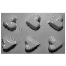 PLACA PARA BOMBON/SOUVENIR CORAZON MEDIANO LISO Nº479 PLASTICHOK