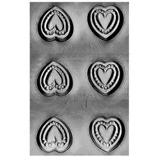 PLACA PARA BOMBON CORAZON CON PUNTILLA Nº041 PLASTICHOK