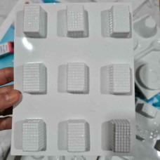 PLACA PARA BOMBON/SOUVENIR RECTANGULAR TEXTURADA Nº532 PLASTICHOK