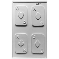 PLACA PARA BOMBON/SOUVENIR CARTAS DE POKER Nº1645 PLASTICHOK