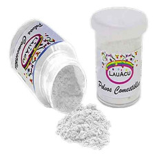 COLORANTE EN POLVO COMESTIBLE LAUACU BLANCO PERLADO x2