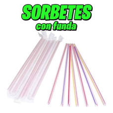SORBETE CON FUNDA BIODEGRADABLE x10