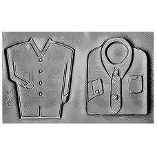 PLACA PARA BOMBON/SOUVENIR CAMISAS DE HOMBRE Nº178 PLASTICHOK