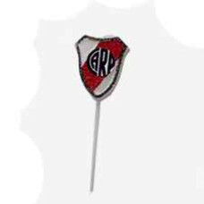 VELA PINCHE CON BRILLO ESCUDO DE RIVER