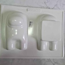 PLACA  PROFESIONAL AMONG US BLANCA LINEA GAUDI x1N°1852 PLASTICHOK
