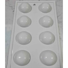 PLACA PARA BOMBON/SOUVENIR 8 MEDIAS ESFERAS DE 5 CM Nº504 PLASTICHOK
