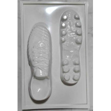 PLACA  PARA BOMBON/SOUVENIR ZAPATILLA BLANCA N°1690C