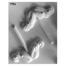 PLACA PARA CHUPETIN MOSTACHOS Nº1495A PLASTICHOK