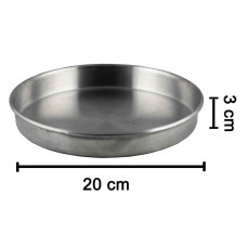 MOLDE TORTERA ALUMINIO INDIVIDUAL ALT.3 cm. Nº20 MULTY x1