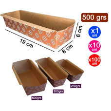 MOLDE BUDIN DE PAPEL 500grs