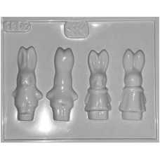 PLACA FIGURA PAREJA DE CONEJITO DOBLE N°1962 PLASTICHOK