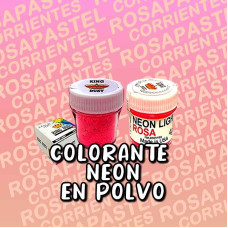 COLORANTE EN POLVO LIPOSOLUBLE NEON ROSA KING DUST