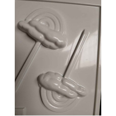 PLACA PARA CHUPETIN NUBE CON ARCOIRIS Nº1609 A PLASTICHOK