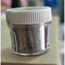 GLITTER COMESTIBLE KING DUST PLATEADO