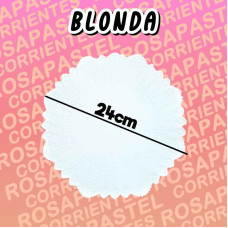 BLONDA REDONDA 24 CM x100