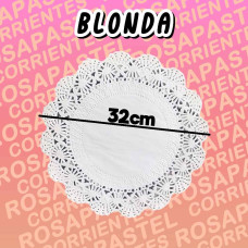 BLONDA REDONDA 32 CM x100