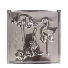 PLACA PARA CHUPETIN ECONOMICA DINOSAURIOS NºC314 LA REPOSTERA