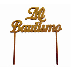TOPPER MI BAUTISMO CHICO 3D