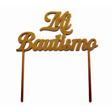 TOPPER MI BAUTISMO GRANDE 3D