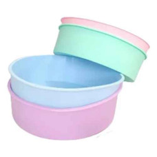 MOLDE SILICONA TORTERA GRANDE 20cm x 5.5cm