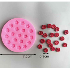 MOLDE SILICONA MINI ROSAS