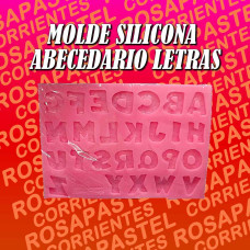 MOLDE SILICONA LETRAS
