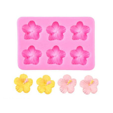 MOLDE SILICONA 6 FLORES B7