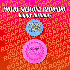MOLDE SILICONA HAPPY BIRTHDAY