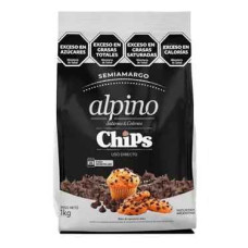 CHIPS CHOCOLATE SEMIAMARGO LODISER ALPINO 1KG