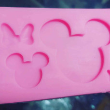 MOLDE SILICONA 2 MINNIE MOÑO