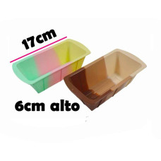 MOLDE SILICONA BUDINERA 17cm x 6cm alto