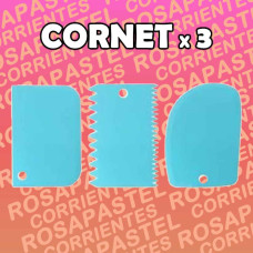 CORNET ESPATULA x3