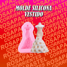 MOLDE SILICONA VESTIDO
