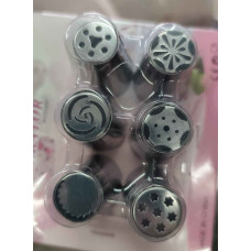 SET 6 PICOS PASTELEROS RUSOS