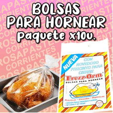 BOLSA PARA HORNO Y FREEZER 30x45cm x10