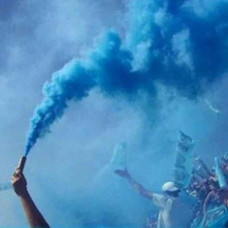 BENGALA DE HUMO CELESTE