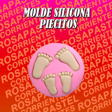 MOLDE SILICONA 4 PIECITOS