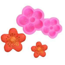 MOLDE SILICONA 2 FLORES