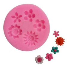 MOLDE SILICONA 5 MINI FLOR