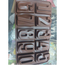 MOLDE SILICONA BOMBONES 10 NUMEROS