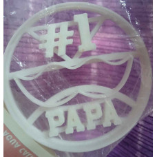 CORTANTE GALLETITA COOKIE BIGOTE PAPA 7,5 CMS