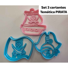 SET 3 CORTANTES PIRATA 3D