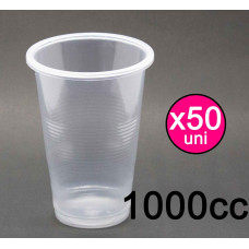 VASO PLASTICO 1000cc x50