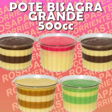 POTE PLASTICO C/BISAGRA GRANDE