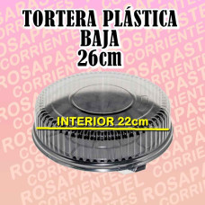 TORTERA PLASTICA 26 BAJA