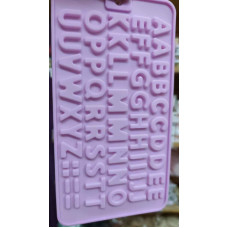 MOLDE SILICONA LETRAS IMPRENTA CHICA