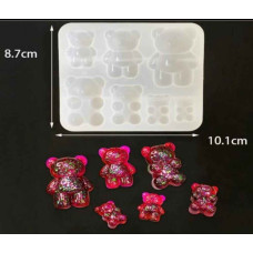 MOLDE SILICONA 7 OSITOS