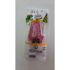 VELA NUMERO LITORAL ROSA 4
